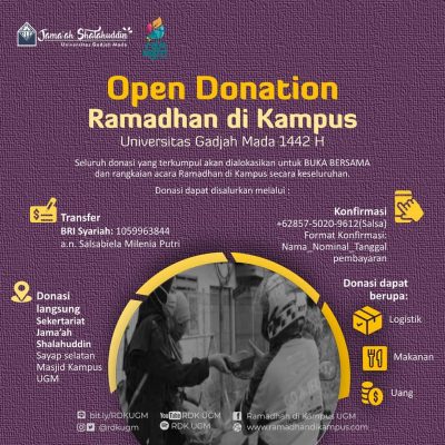 Open Donation Ramadhan di Kampus UGM 1442 H
